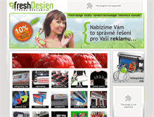 Tablet Screenshot of freshdesign.cz